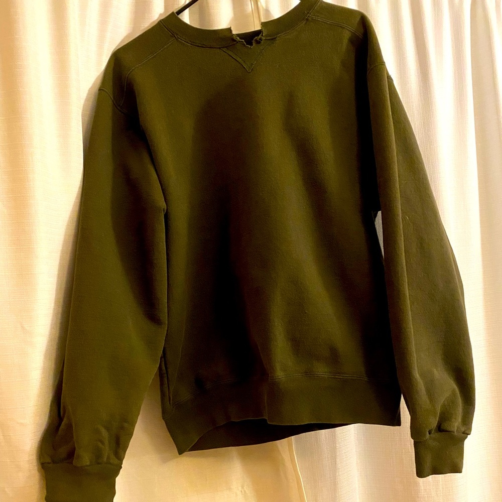 sage crew neck